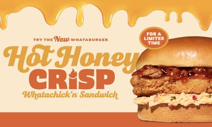 Whataburger Turns Up the Heat with New Hot Honey Crisp Whatachick’n Sandwich