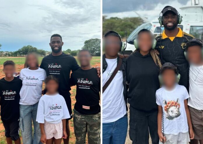 Siya Kolisi reunites with kids after Cape Town move